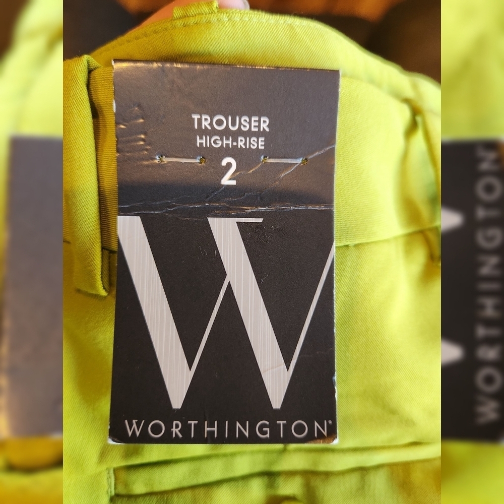 Worthington High Rise Trousers Sz 2 - Picture 7 of 11